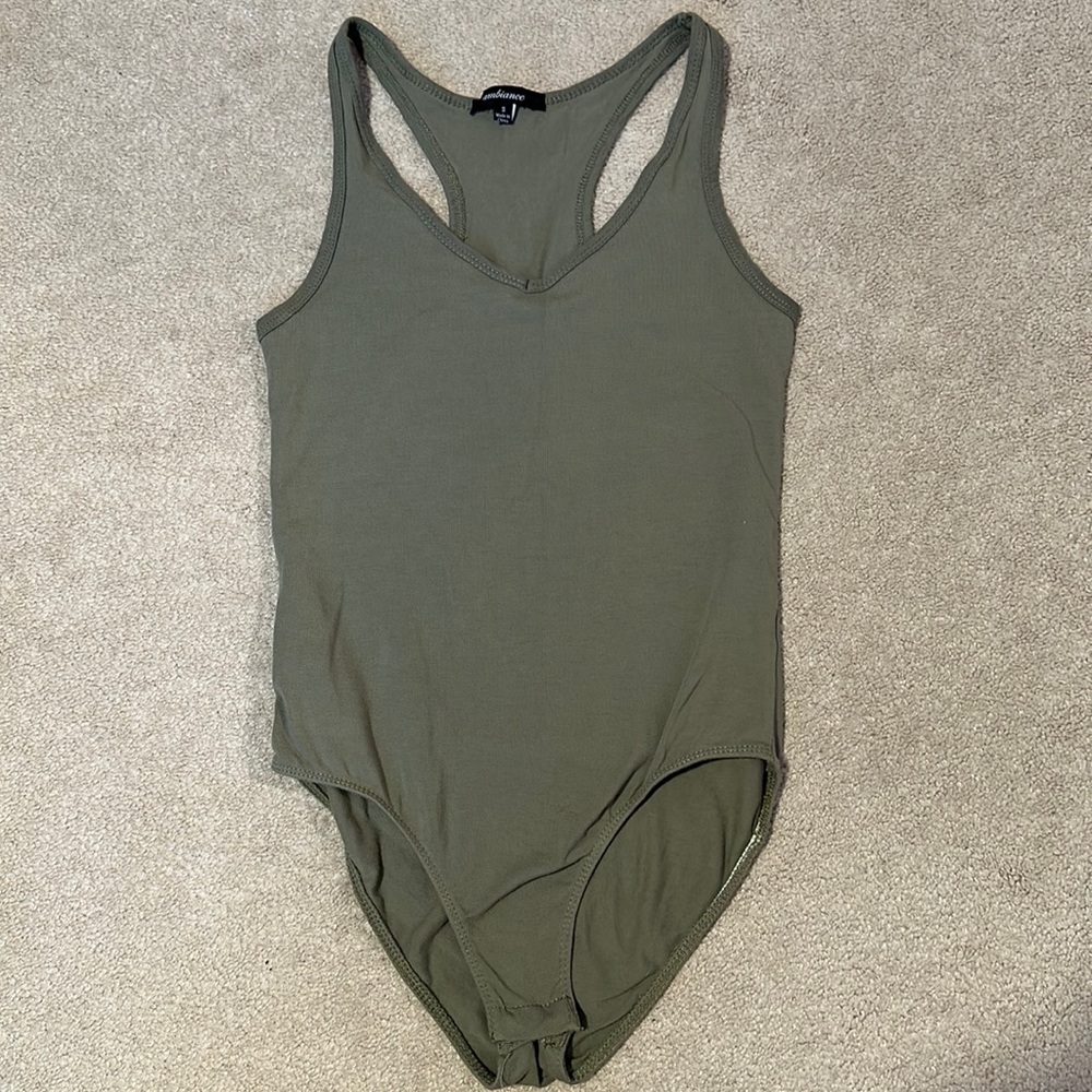 Fashion Nova green body suit